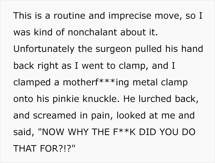 Medical Assistant Accidentally Cuts Heart Surgeon During Surgery, Who Leaves Abruptly, Dodges The Bullet When He Returns Minutes Later Medical Assistant Accidentally Cuts Heart Surgeon During Surgery, Who Leaves Abruptly, Dodges The Bullet When He Returns Minutes Later