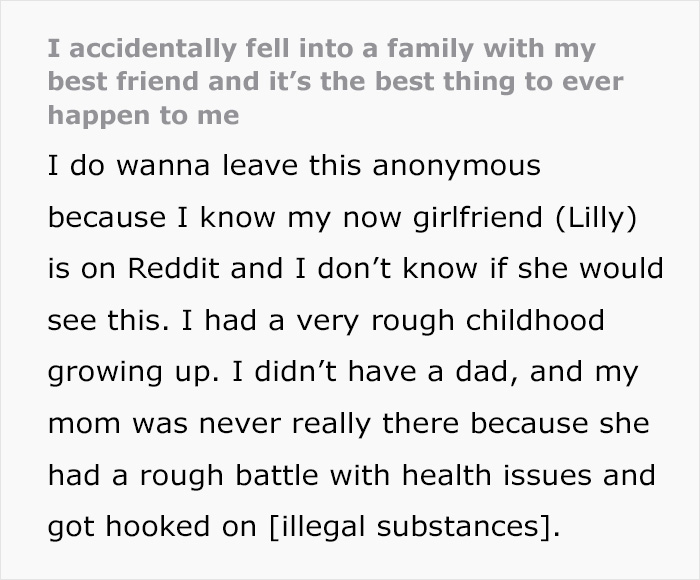 People Online Are Cheering For This Guy Who Just Wanted To Help A Childhood Friend Out And Accidentally Fell Into A Family With Her