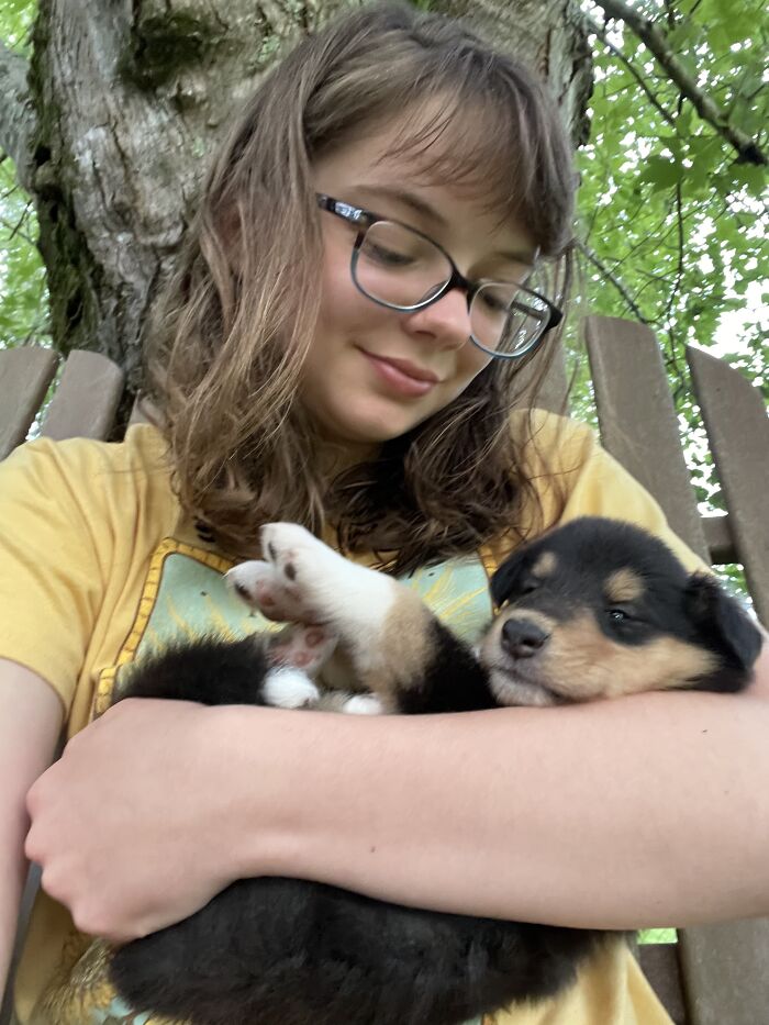 With Puppies Of Course!