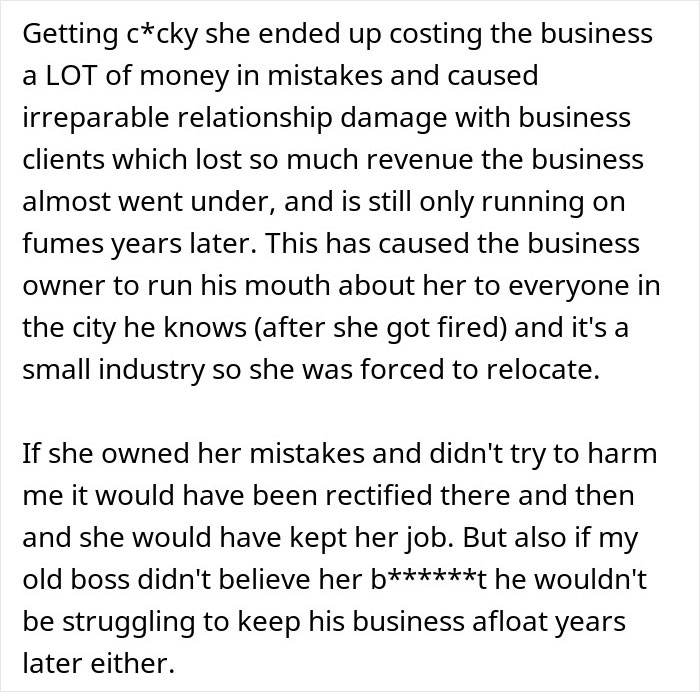 Woman Spreads Lies About Coworker's Attack That Never Happened, Faces The Consequences 5 Years Later When Looking For A Job Woman Spreads Lies About Coworker's Attack That Never Happened, Faces The Consequences 5 Years Later When Looking For A Job