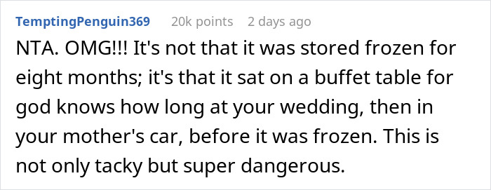 Woman Tells Her Sister's Wedding Guests Not To Touch The Food Because It's Leftovers From Her Wedding 8 Months Ago Woman Tells Her Sister's Wedding Guests Not To Touch The Food Because It's Leftovers From Her Wedding 8 Months Ago