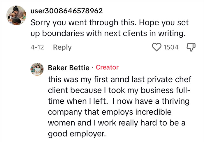 "The Family Was So Upset It Was Ruining Their Plans": Chef Shares The Story Of How She Quit Working For Ridiculous Family "The Family Was So Upset It Was Ruining Their Plans": Chef Shares The Story Of How She Quit Working For Ridiculous Family