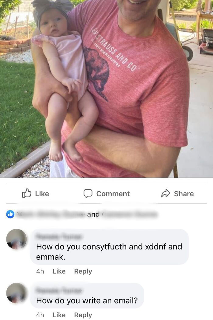 My Great-Aunt Had A Question For Me Today On An Old Picture Of My Daughter...