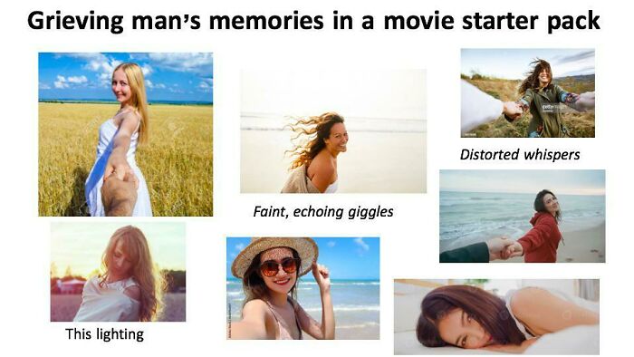 Grieving Man’s Memories In A Movie Starter Pack
