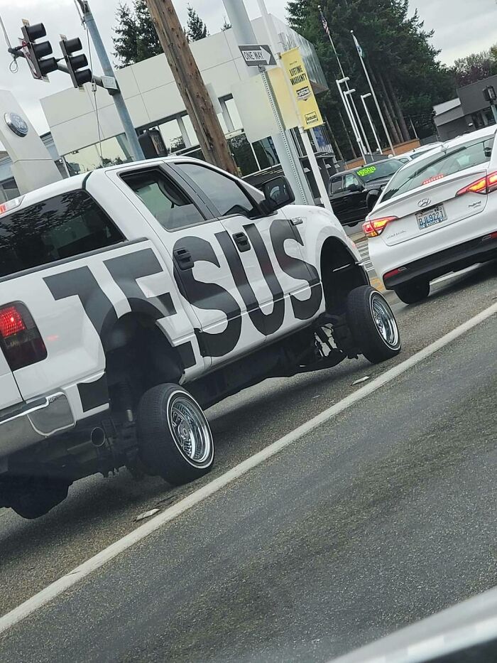 Did Jesus Actually Take The Wheels And He Replaced Them With These?