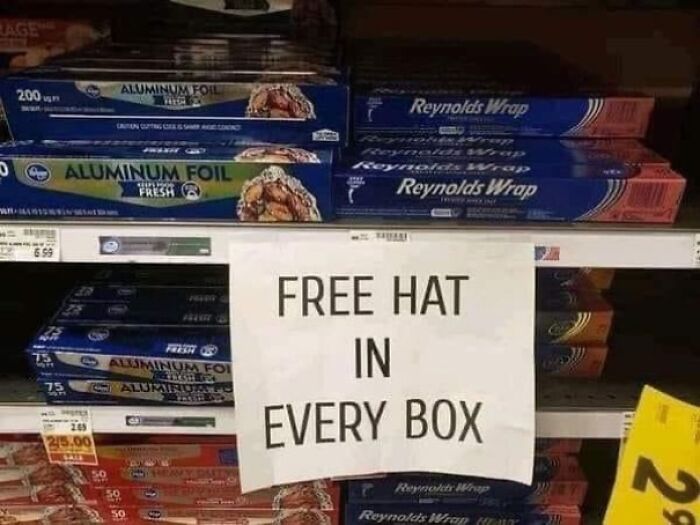 Un gorro gratis en cada caja