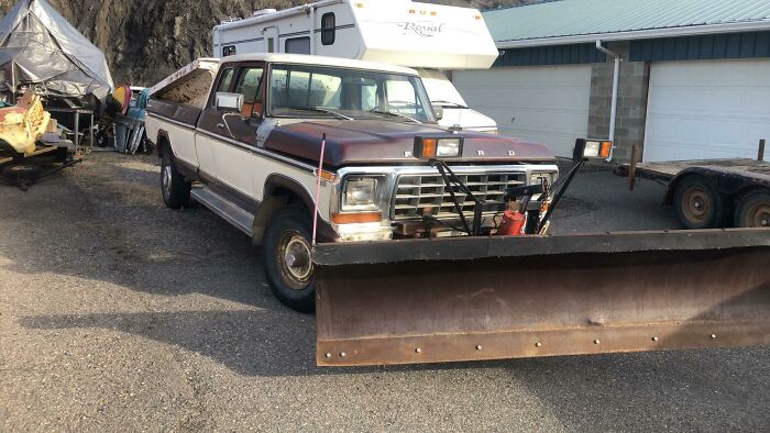 Plow Truck My Grandpa Bought Brand New Back In ‘79, Been Working Every Winter