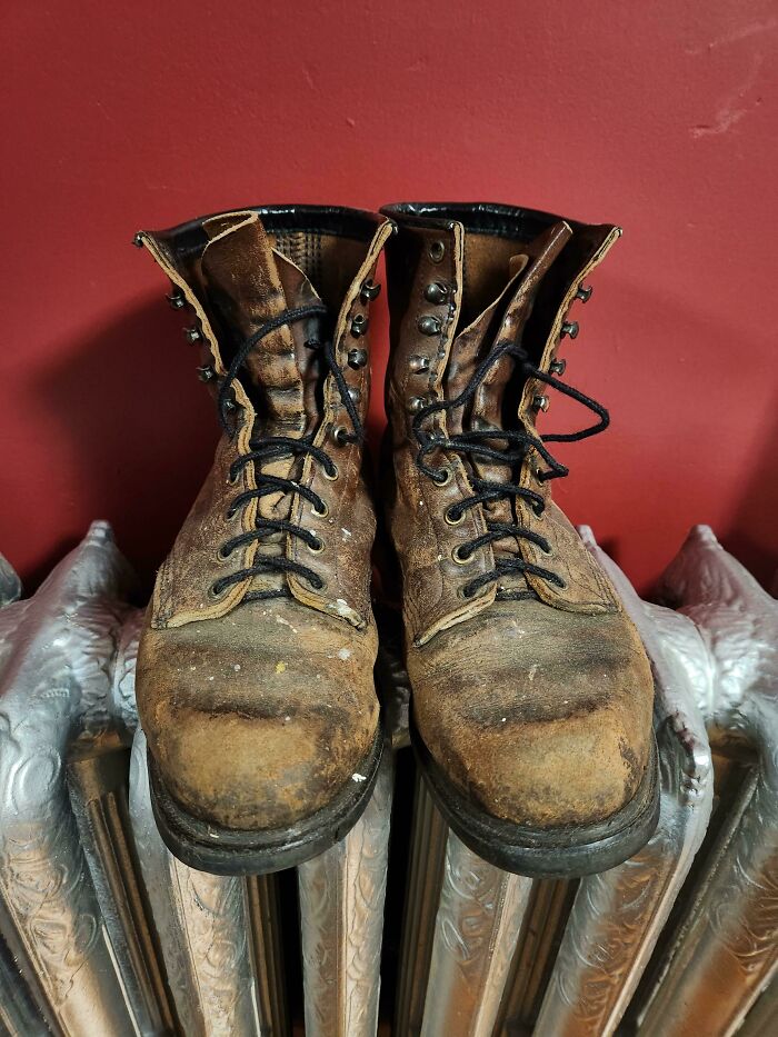 Red Wing Work Boots, After 20+ Years Of Home Renovations And A Few Mosh Pits