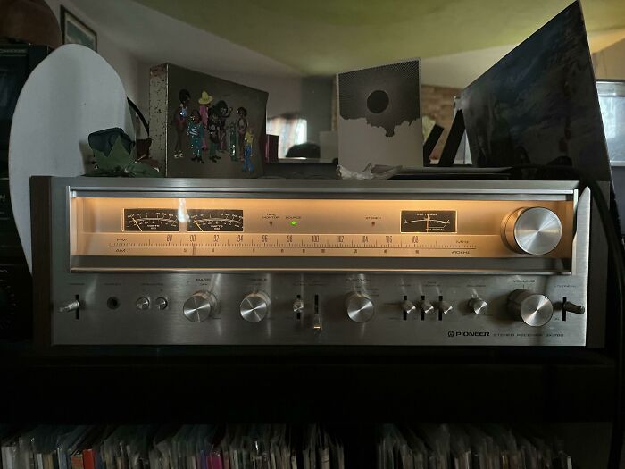 ‘70s Pioneer Sx 780 Receiver. All Capacitors And Resistors Replaced A Couple Years Ago