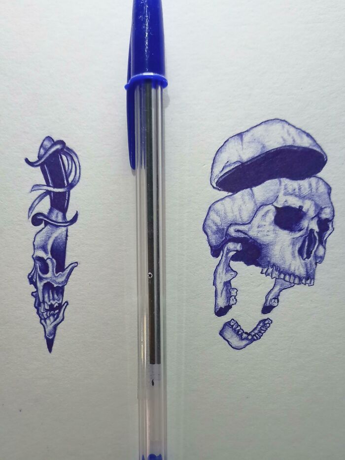Small Ballpen Drawings By Me