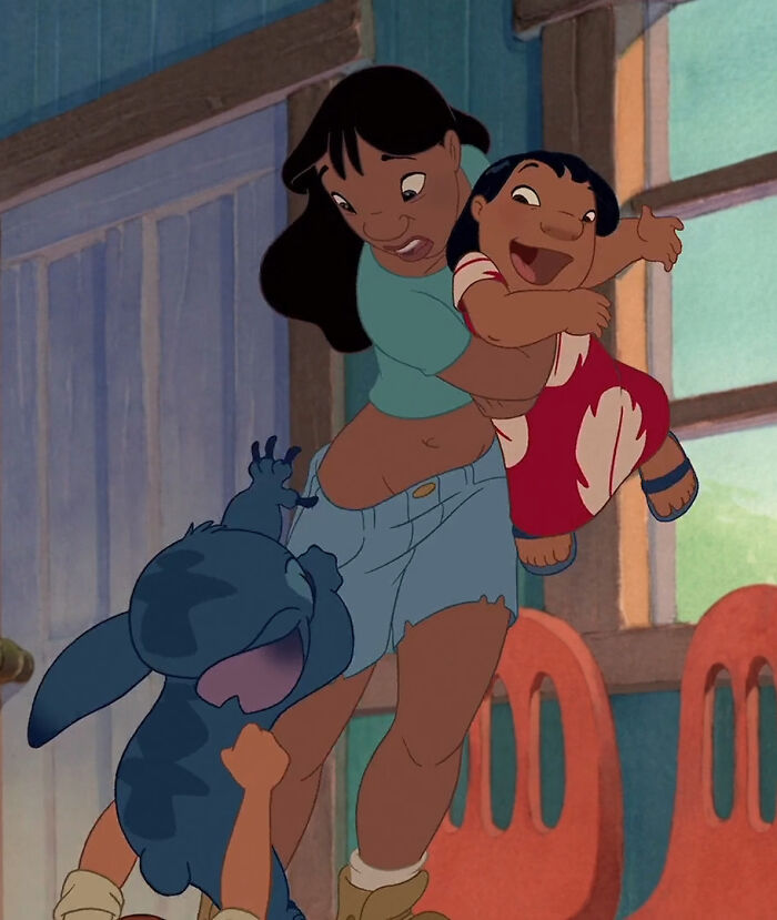 In Disney's Animated Film Lilo And Stitch™, During The Pet Rescue Scene, It Is Revealed That Nani Doesn't Wear Panties