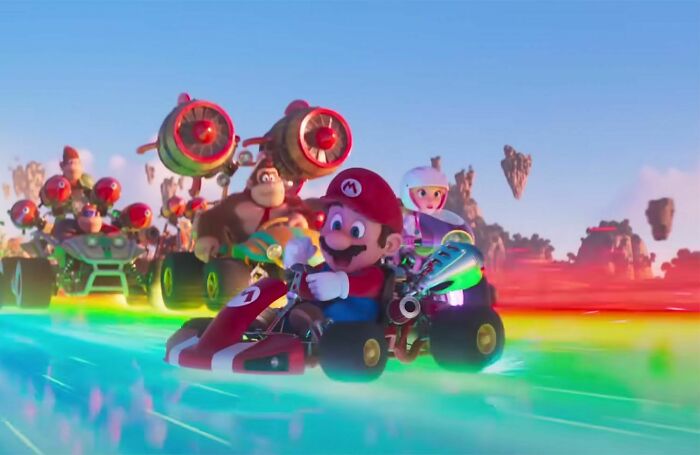 (2023) The Super Mario Bros. Film Depicts A Rainbow Road To Inject Wokness Into Entertainment And Give Me Gay Thoughts Which Is Crazy Because I'm Not!