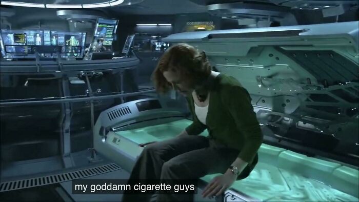 In Avatar (2009), Grace’s Body Swap Was Unsuccessful. Mo’at Says It Was Because Her Gunshot Wounds Were Too Great, But It Was Actually Due To Grace’s Heavy Chain-Smoking For Decades. Seriously, Find A Scene Where She Isn’t Holding One, Or Asking Where Her Goddamn Cigarette Is