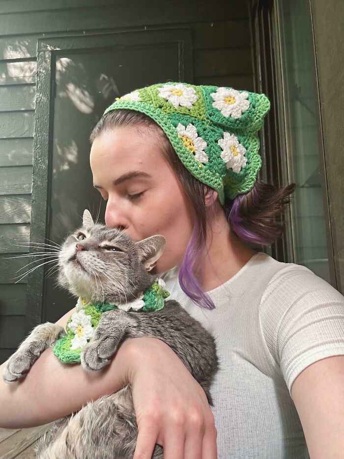 I Made Matching Bandannas For Me And My Baby Boy