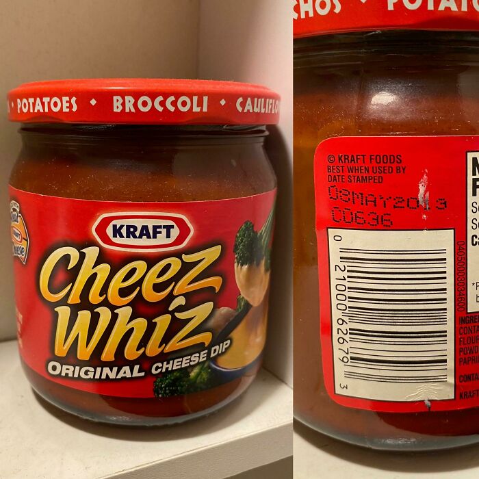 This Jar Of Cheez Whiz That Expired Ten Years Ago Today