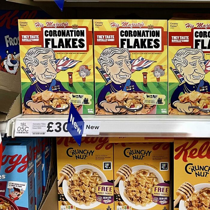 Coronation Themed Cereal On Sale In The UK During A Coronation