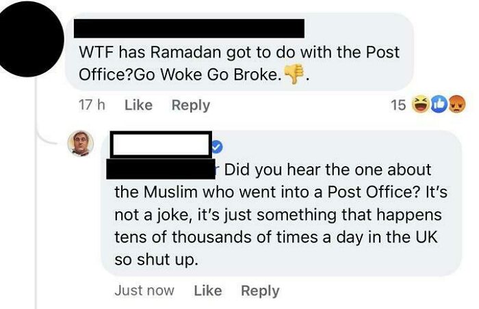 A Muslim Walks Into A Post Office