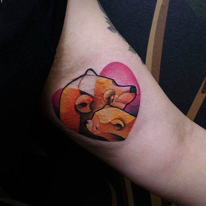 Bear Family Tattoo