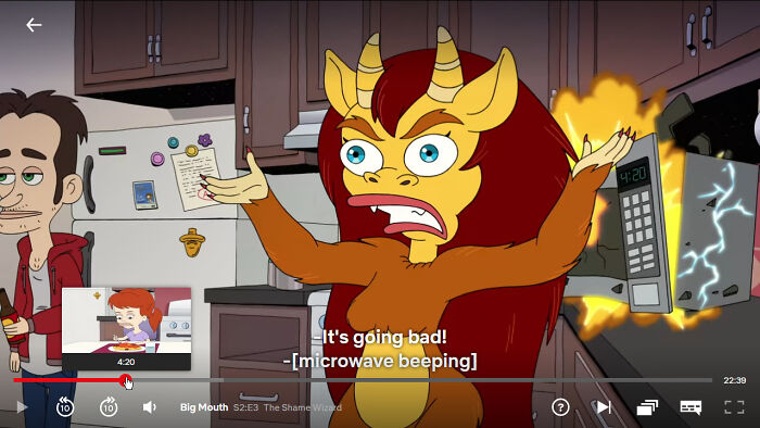 In The Netflix Original "Big Mouth" S2e3, Connie Loses Her Temper While Discussing Greg Glaser (Stoner And Father Of Jessi Glaser), She Causes The Microwave To Explode With 4:20 On The Timer. This Occurs At 4 Minutes 20 Seconds Into The Episode