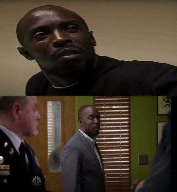 In S04e07 Of ‘The Wire’, Omar (Michael K. Williams) Explains To Bunk That “A Man Gots To Have A Code”. In S03e17 Of ‘Community’, Michael Plays A Biology Professor Who Says The Same Line When Ruling Over A Crushed Yam Investigation In His Classroom
