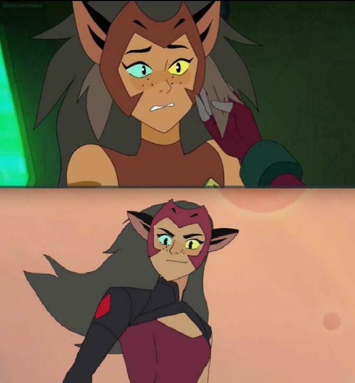 In Season 3 Of She-Ra And The Princesses Of Power, Shadow Weaver Manipulates And Lies To Catra To Escape From Her Prison, Grabbing Her Hair Tufts As She Does So. Catra Is Seen Without Her Tufts In Season 4, Implying She Cut Them Off In Response