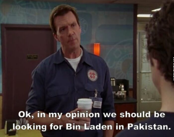 In The Scrubs Episode "His Story Iv", The Janitor Makes This Joke, Over Four Years Before Bin Laden Was Discovered In Pakistan