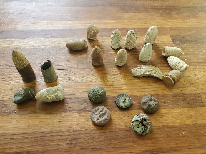 My 200-Year-Old House Was Used As A Hospital During The American Civil War. These Were Found In Or Around It By Myself