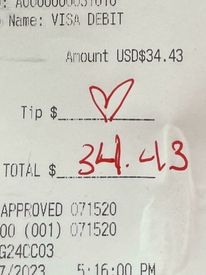 It’s Always The Extra Nice Customer Who Asks For Extra Sides When You Check On Them