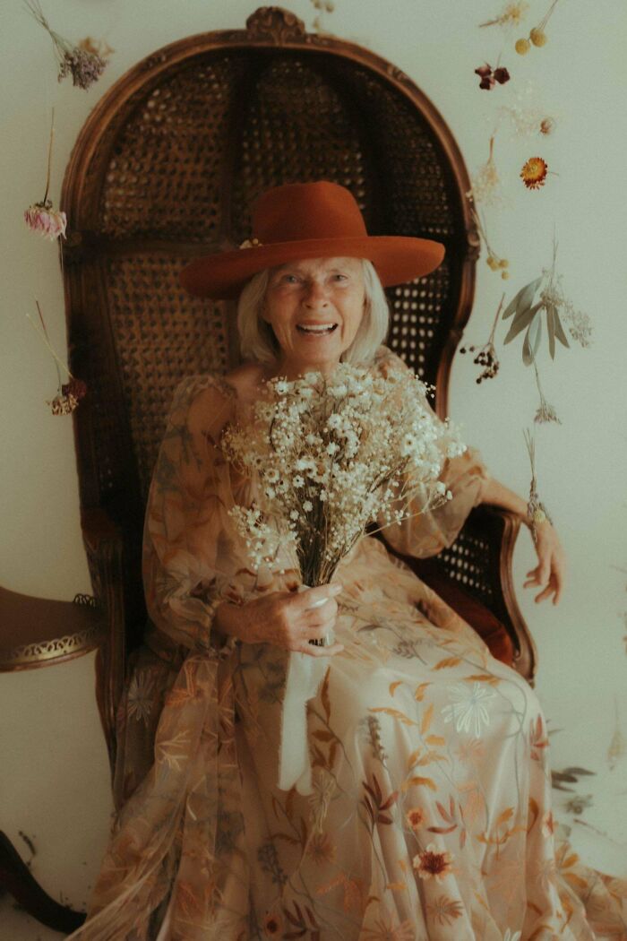 I Made This Gown And My Friend Photographed Her Beautiful Grandma Wearing It