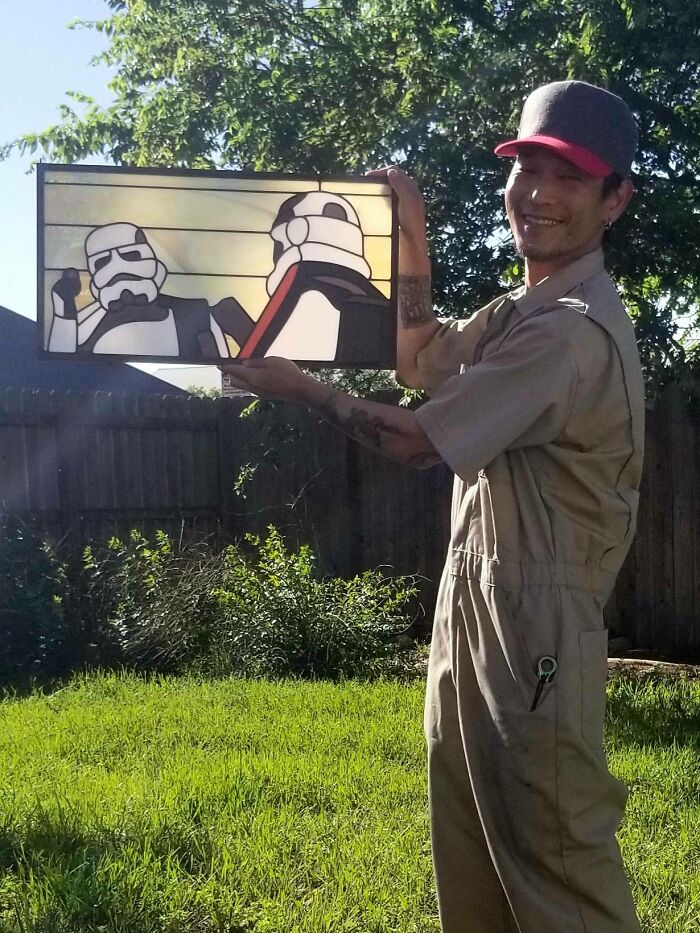 I Made Stained Glass Stormtroopers