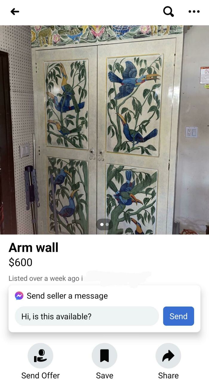 A Beautiful Arm Wall For Sale