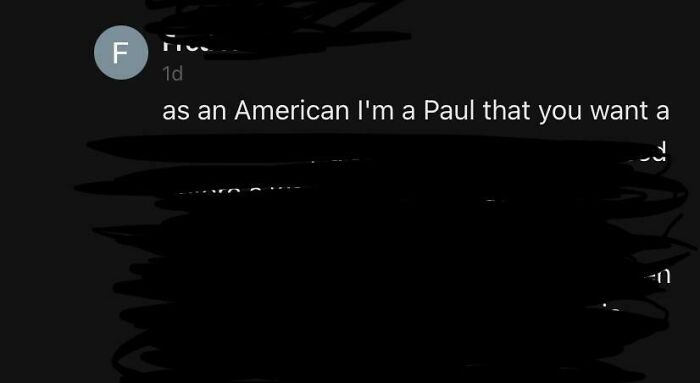 As An American, I’m A Paul