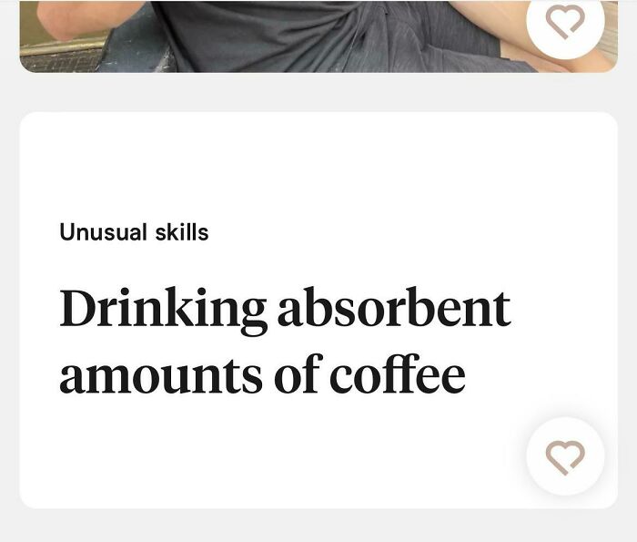 Absorbent Amounts Of Coffee…