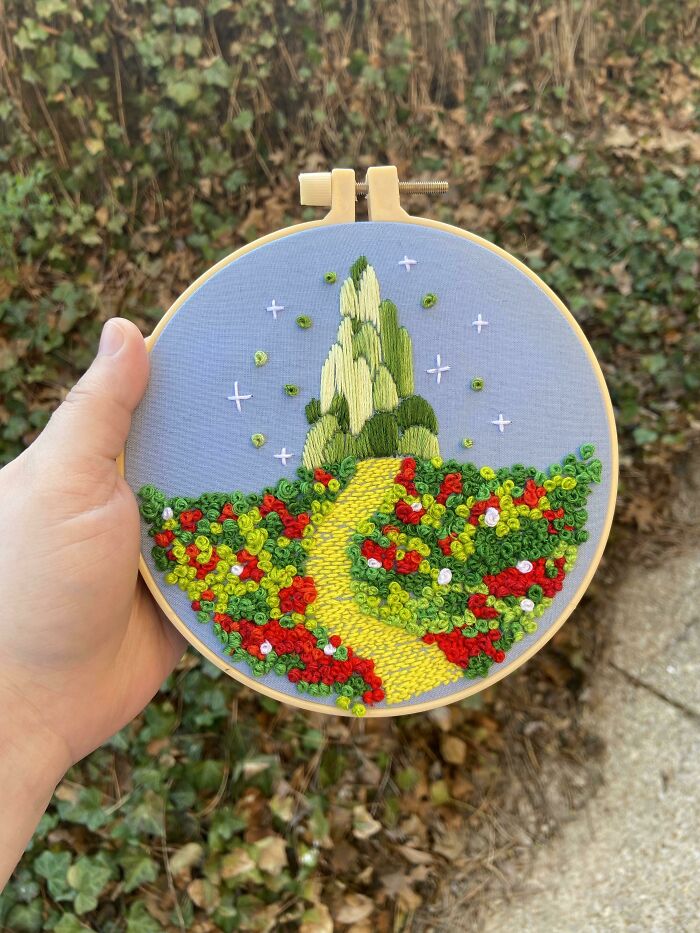Started This Project A Year Ago And Got Frustrated And Put It Down. Finally Finished It Today! I Am Retiring From French Knots