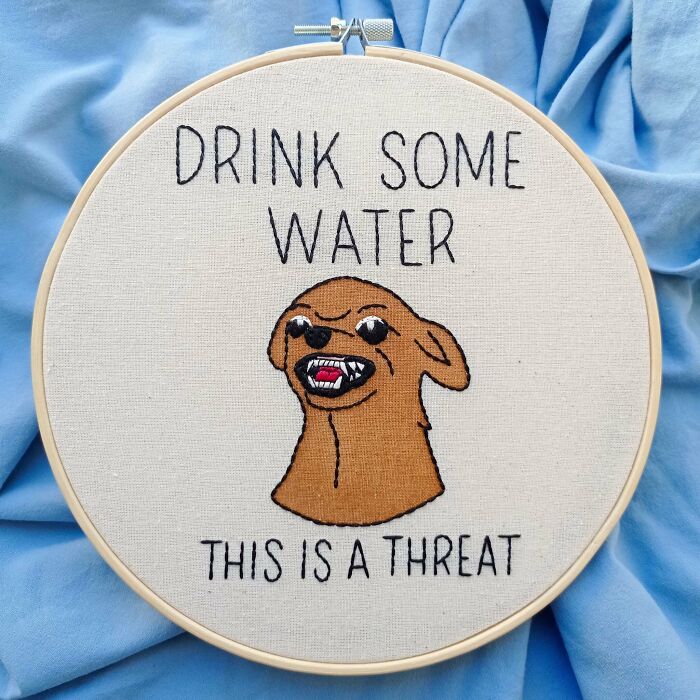 I Created A Friendly Reminder To Drink More Water!