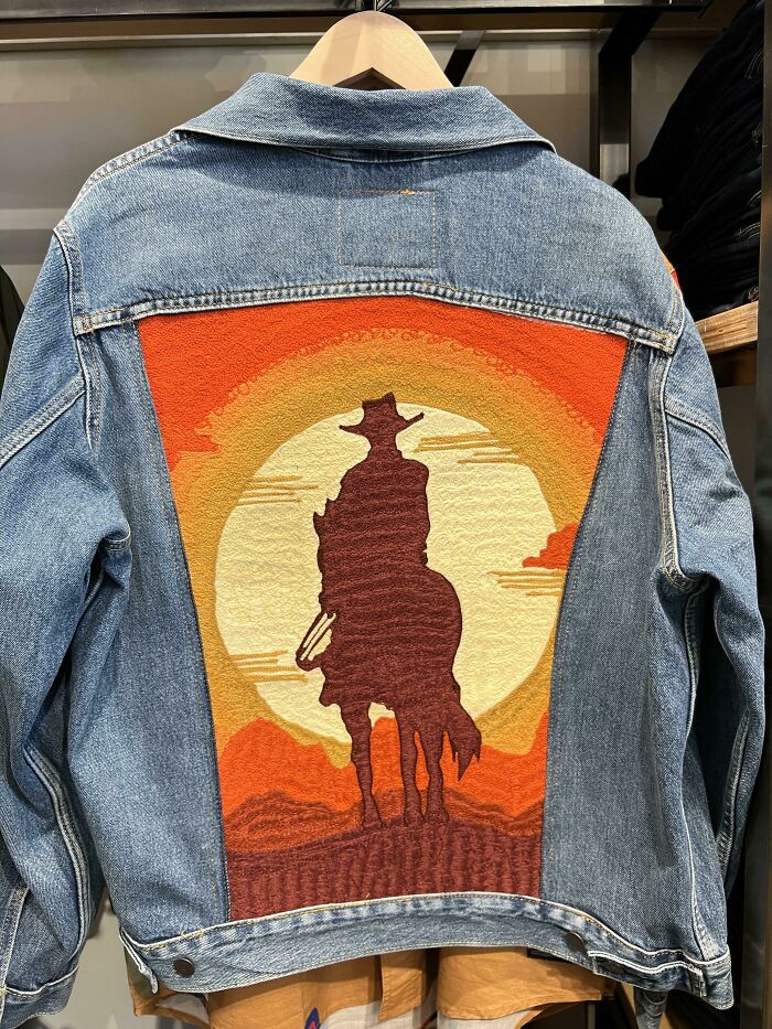 Red Dead Inspired Chainstitch Back Piece