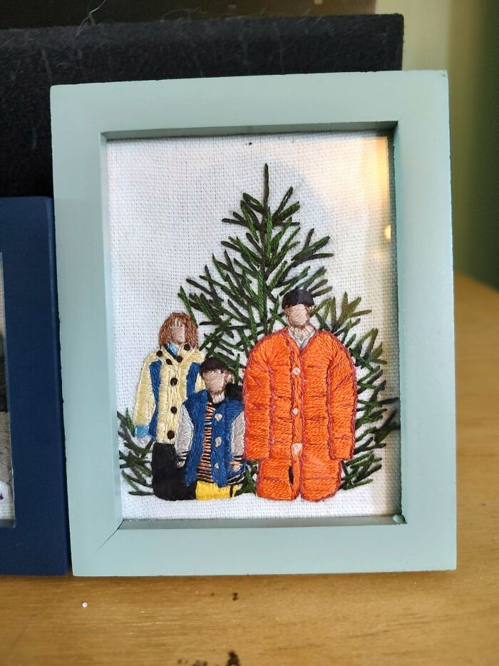 Embroidered Some Silly Childhood Photographs!