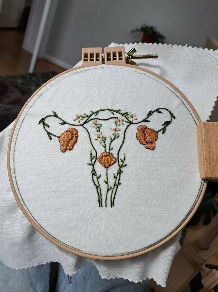Cranked Out A Cute Lil Floral F You To Anti-Abortion Legislators For My Third Project