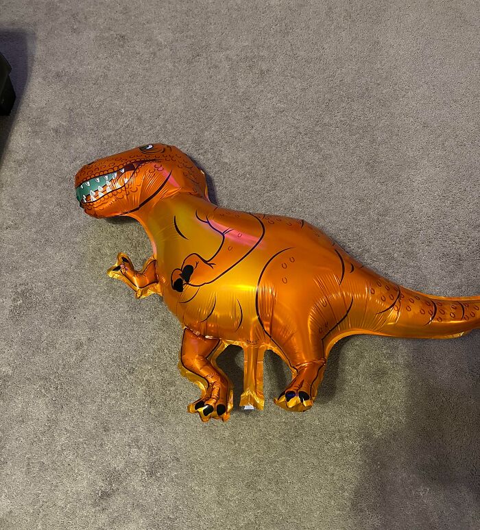 My Son’s Birthday Dinosaur Balloons Came Anatomically Correct