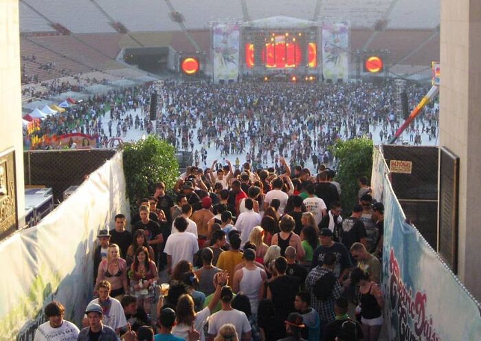 Crowd at Electric Daisy Carnival, 2010
