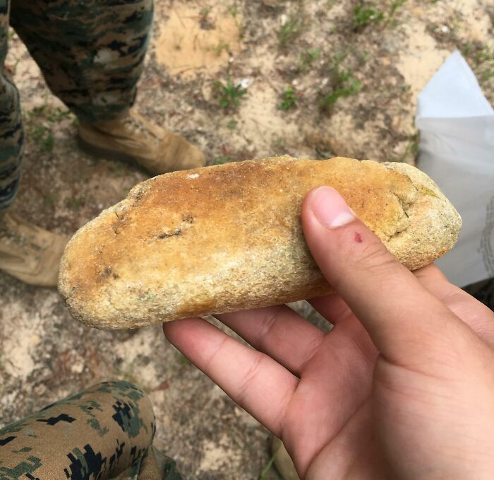 Piedra que se parece muchísimo a un pan