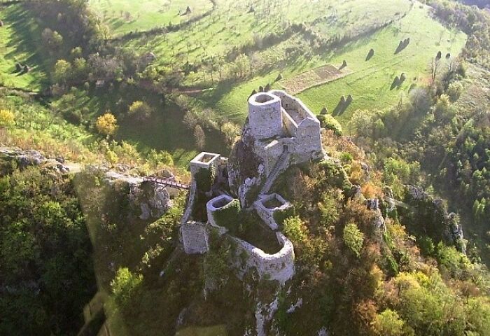 Srebrenik castle in Bosnia and Herzegovina