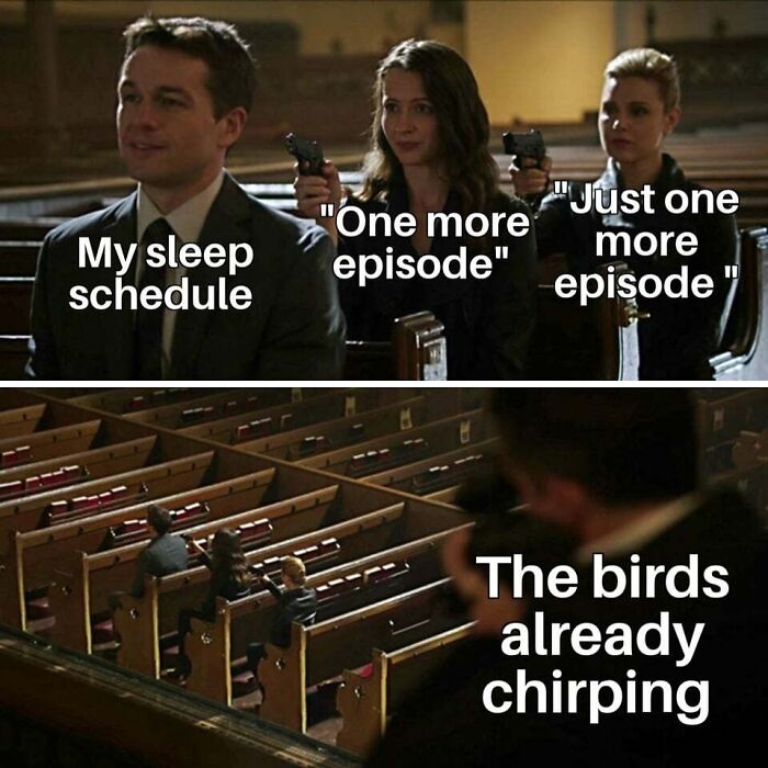 one more episode sleep schedule meme