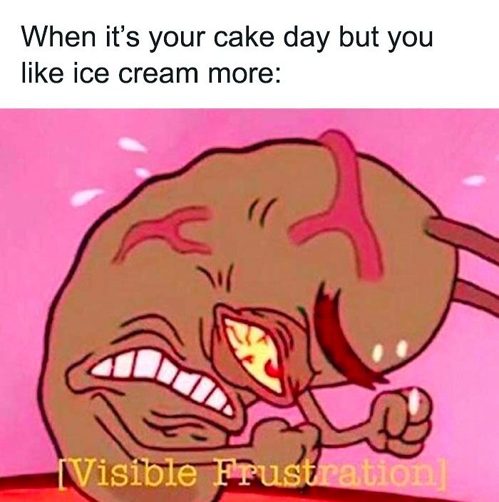 birthday meme about cake