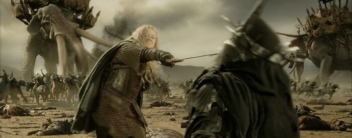 Scene from "The Lord Of The Rings: The Return Of The King" movie