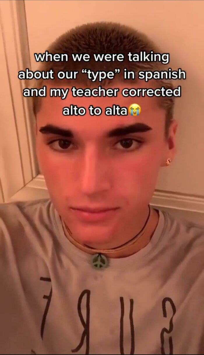 For Those Who Don't Get It, "Alta" Is Feminine, And This Guy Is Gay Trying To Say His Type Is A Tall Male "Alto"