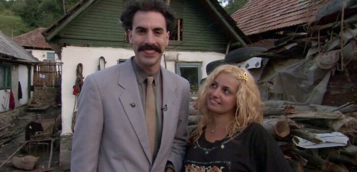 Scene from Borat movie
