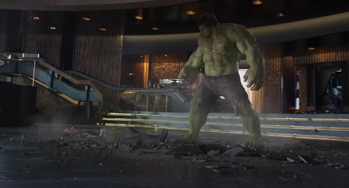 Scene from "The Avengers" movie