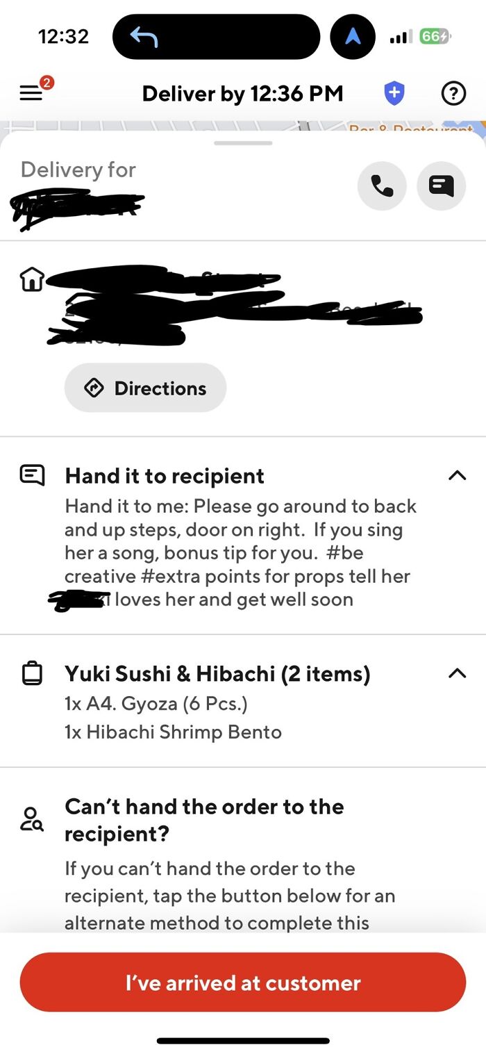 These Delivery Instructions Were… Interesting