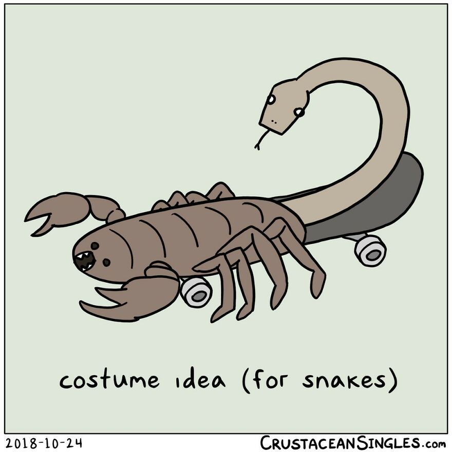 New Weirdest Comics With Hilariously Unexpected Endings By “Crustacean Singles”
